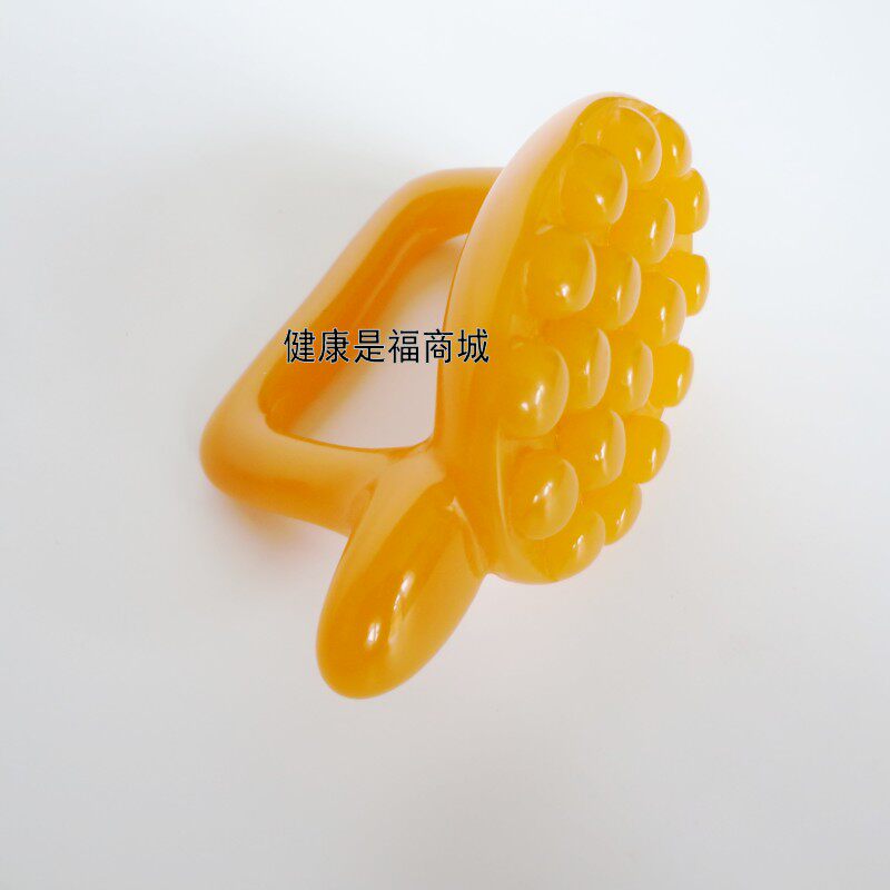 蜜蜡按摩狗大号刮痧板指压按摩器刮痧狗颈肩脊椎背部刮膀胱经络刷