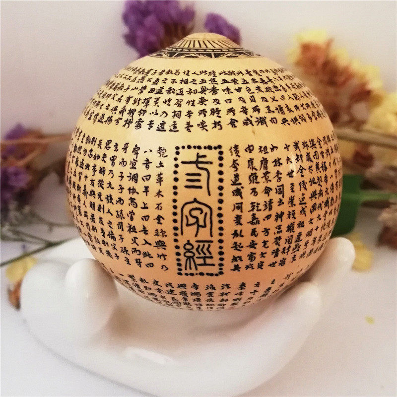 精工雕刻把玩手捻微雕针刻彩雕文玩天然鸡蛋葫芦收藏品摆件实物图