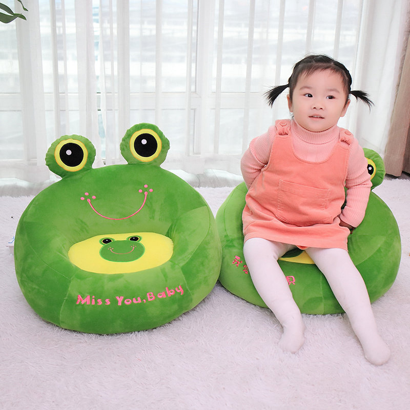 儿童沙发坐垫靠垫加厚幼儿园毛绒榻榻米屁股座垫垫地家用防摔可拆