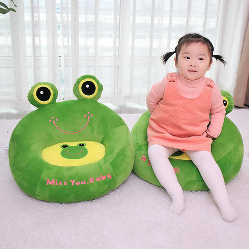 儿童沙发坐垫靠垫加厚幼儿园毛绒榻榻米屁股座垫垫地家用防摔可拆