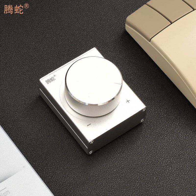 多功能USB音量调节器多媒体电脑控制器台式笔记本通用金属壳 带灯