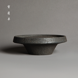 高斗玄武岩石雕壶承盘 壶托 干泡茶盘养壶垫石茶台石杯托石茶托盘