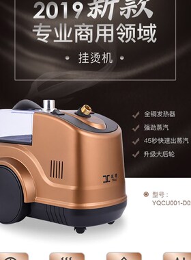 域桥挂烫机大功率蒸汽熨斗服装店家用YQCU001-D02铜芯2000瓦商用