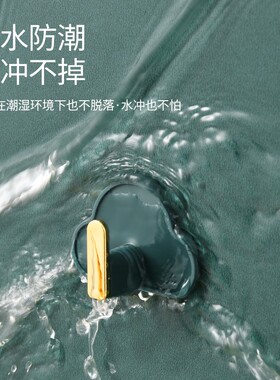 北欧免打孔挂钩粘胶粘钩门后墙壁浴室厨房钥匙无痕钉收纳衣服包包