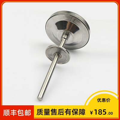 轴向双金属温度 表盘100mm 材质316L &Phi;8*60mm 0-120&deg;C 卡