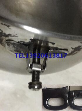 家能KERN通用加厚款不锈钢汤锅蒸锅把手电磁炉锅小手柄配件送螺丝