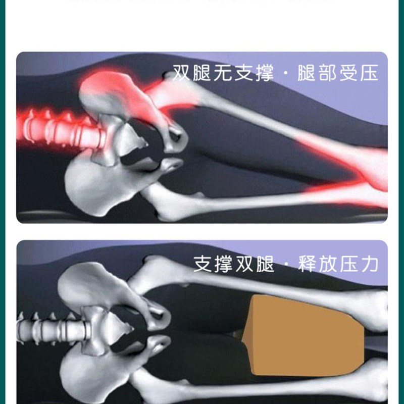 老人卧床褥疮专用垫腿枕枕侧卧夹膝病人大腿小腿双腿膝盖睡觉神器