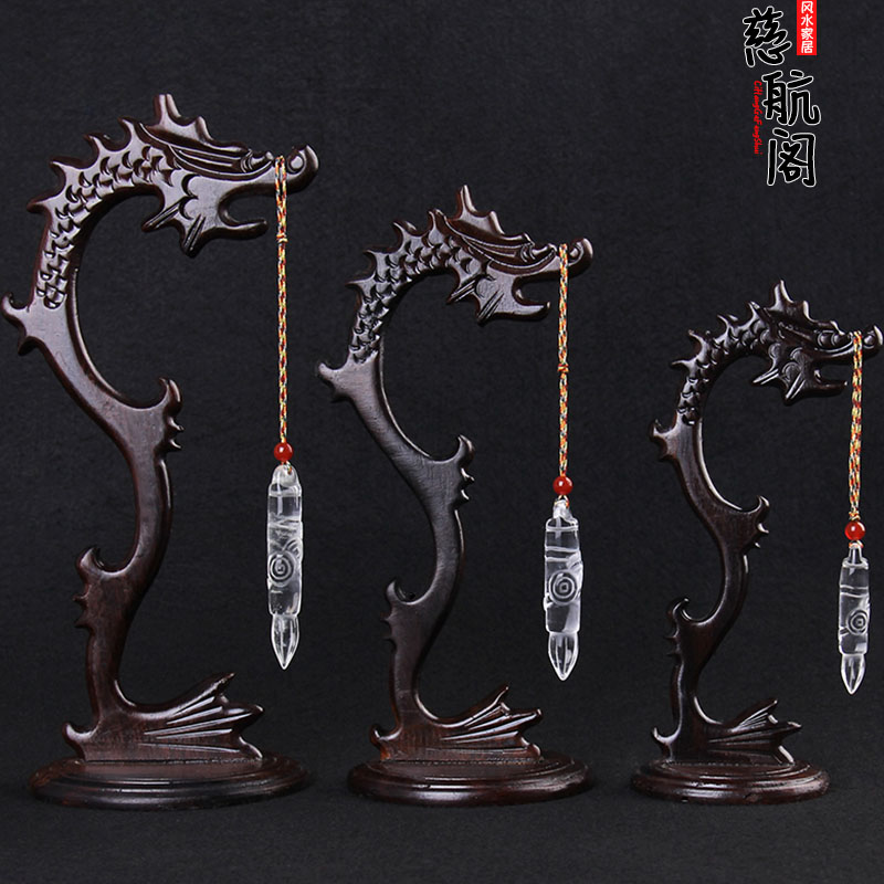 白水晶文昌笔挂件天然水晶项坠吊坠通透少棉絮