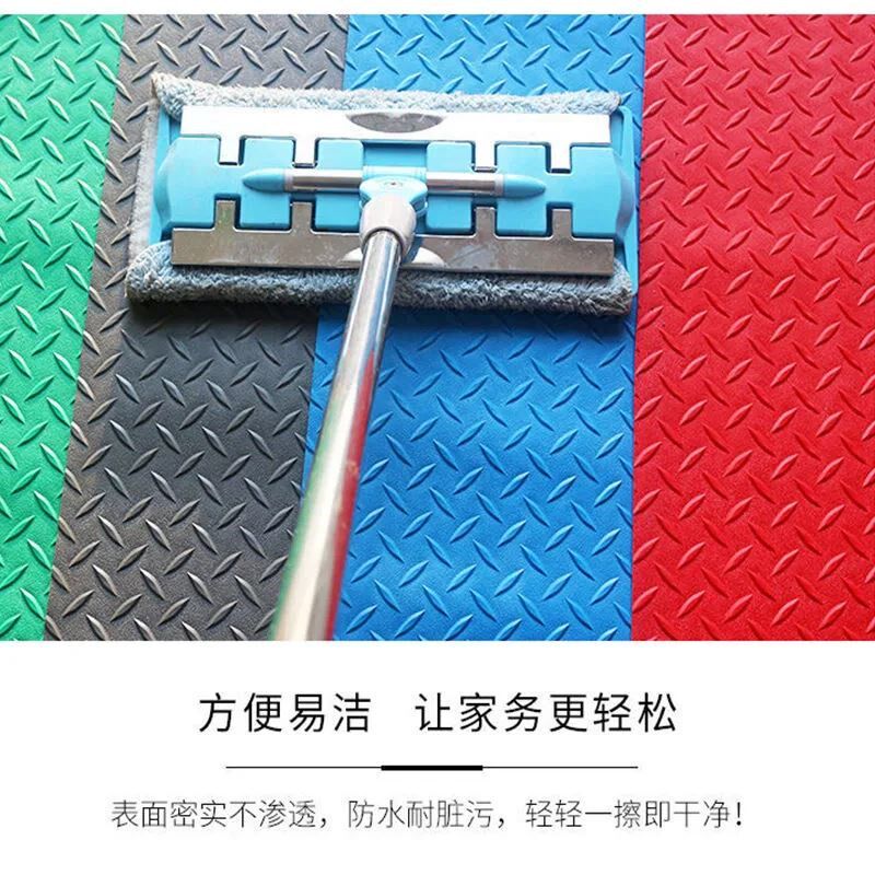 防滑地垫pvc塑料地胶防水车间垫牛筋阻燃加厚牛津耐磨橡胶地板革