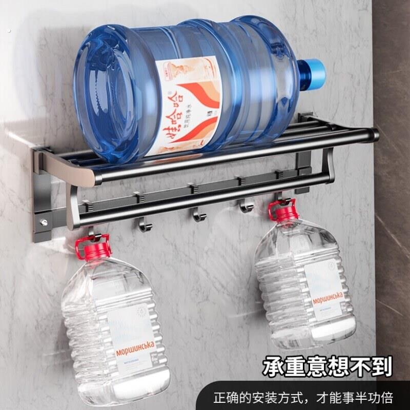 置物架装饰杯卫生间壁挂牙杯浴室洗漱打孔刷牙爆款毛巾架免创意