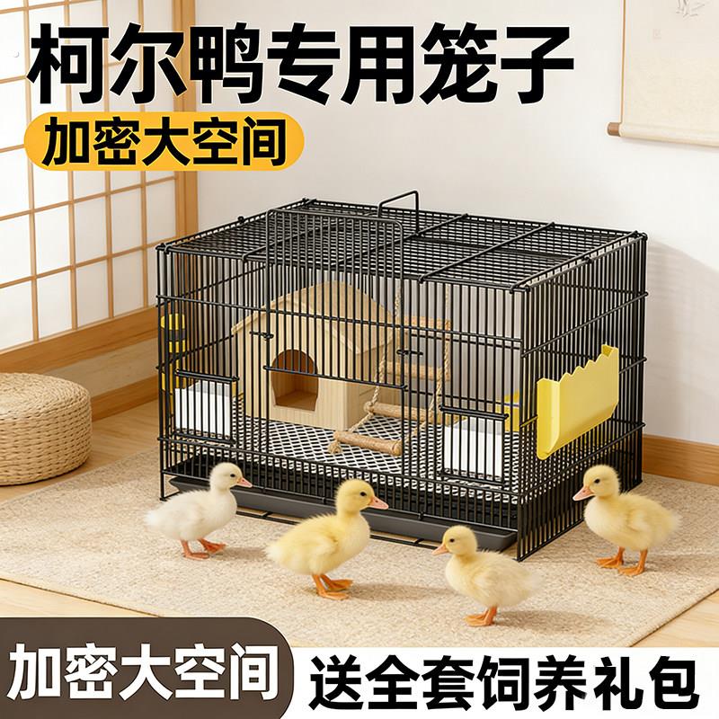 小鸭子笼子装小鸡宠物柯尔鸭的笼子家用育雏窝房子鹅养芦丁鸡别墅