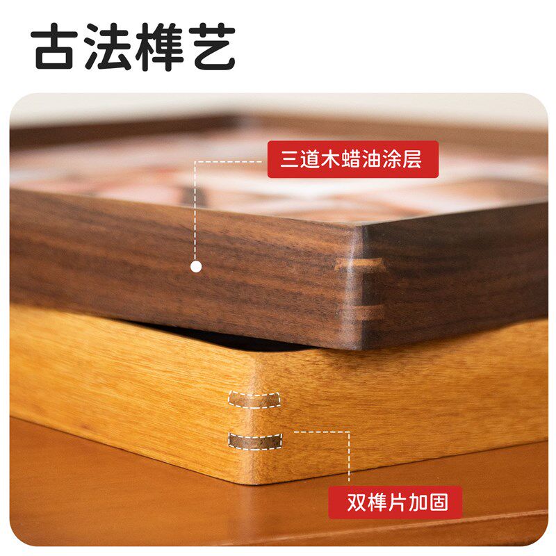 结婚纱照9宫格拼图实木相框空框摆台洗照片定制diy加打印周年礼物
