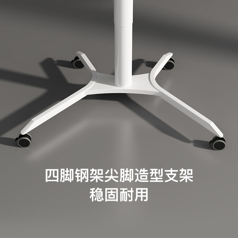可移动办公电脑学习升降桌简易工作台气动床侧边款折叠站立式书桌