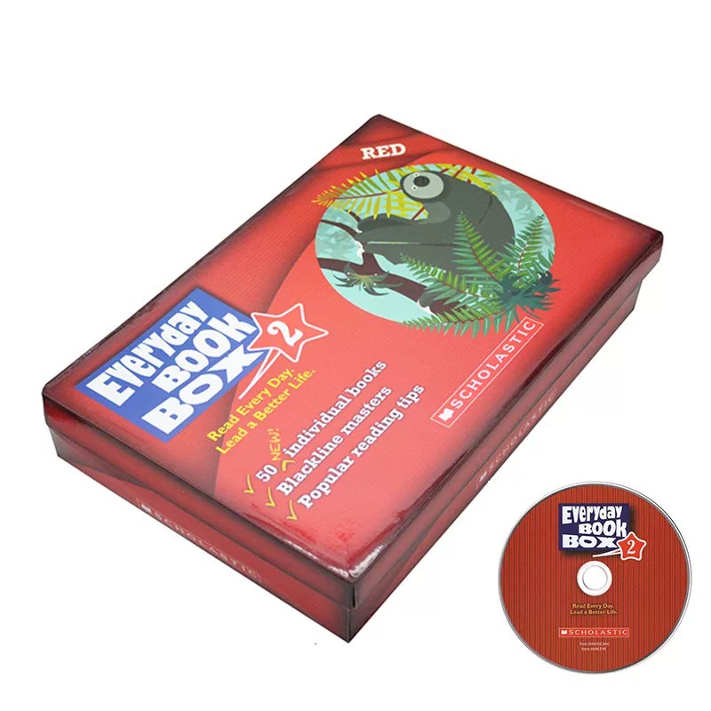 第一级别套装二 Red红盒2 Everyday Book Box 天天阅读系列英文原版 50册盒装分级阅读 附教学练习CD 学乐出品 Scholastic