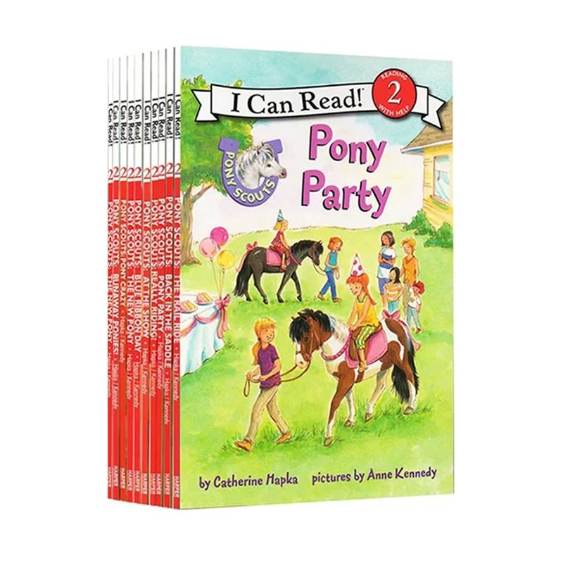 英文原版 I Can Read Pony Scouts 10册 第2阶段 小马童子军 儿童启蒙英语辅导故事书6-9岁入门基础句型学习读物