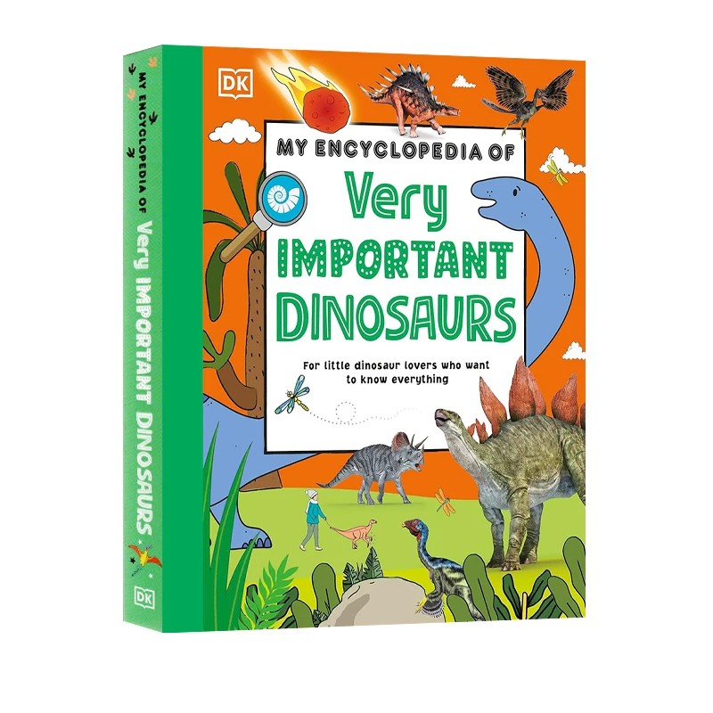预售  英文原版DK幼儿百科全书系列那些重要的恐龙新版My Encyclopedia of Very Important Dinosaurs精装少儿科普英语启蒙认知读