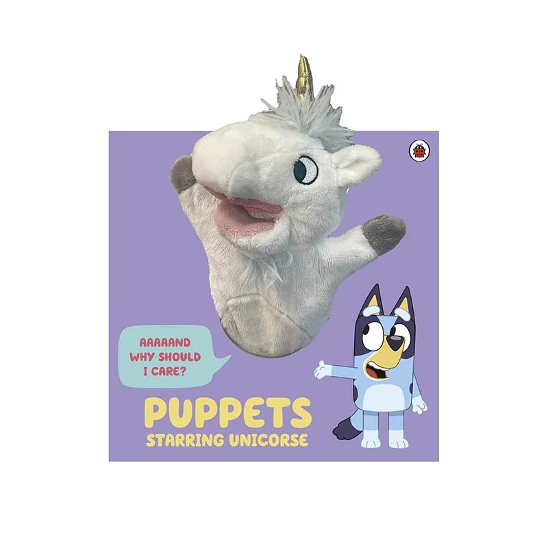 小蓝狗布鲁伊 手偶书 Bluey: Puppets: Starring Unicorse 英文原版 儿童启蒙故事绘本