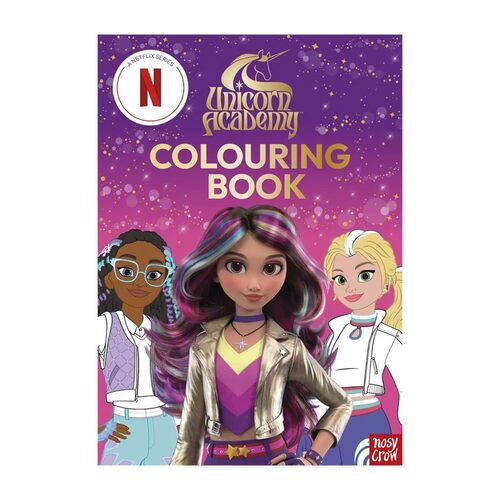预售 英文原版 独角兽学院涂色书 Unicorn Academy Colouring Book