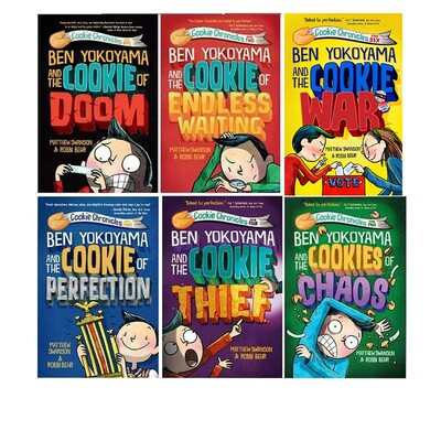 预售 英文原版 Cookie Chronicles  6册 饼干编年史 冒险故事 插图章节小说 青少年小学生课外读物 Matthew Swanson
