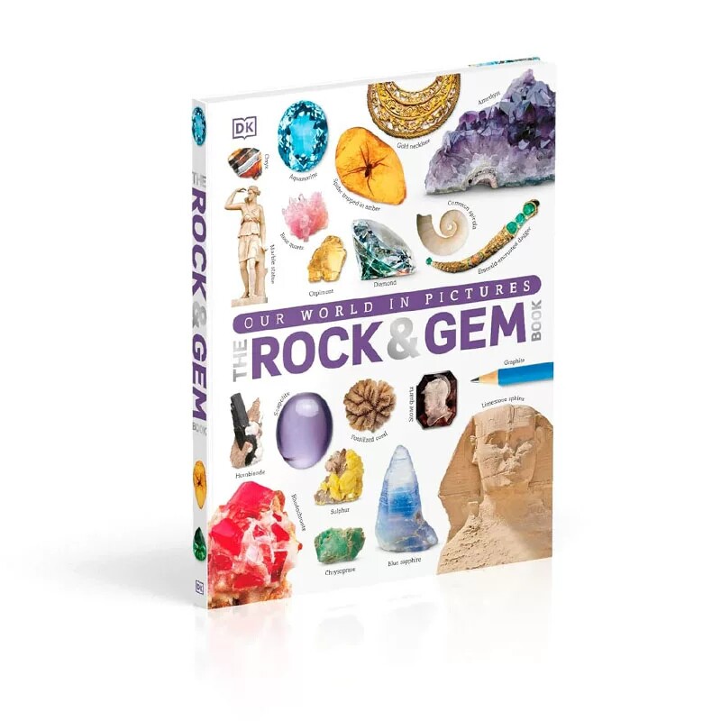 英文原版 DK百科 图片中我们的世界 岩石与宝石百科 The Rock and Gem Book DK百科知识科普读物