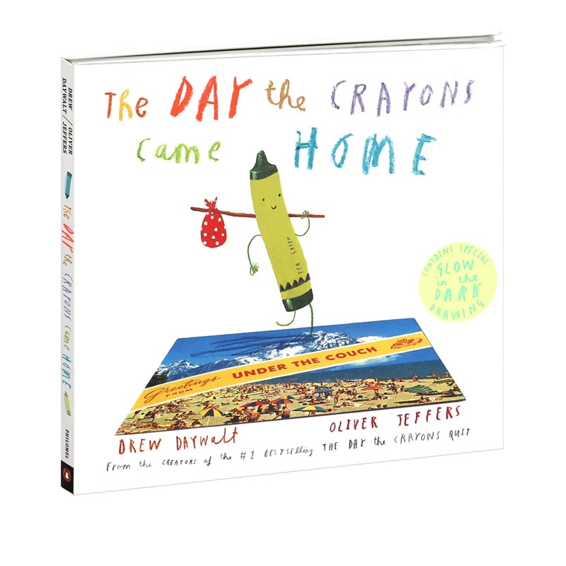 英文原版The Day the Crayons Came Home 小蜡笔大罢工续集 蜡笔回家 Oliver Jeffers 纽约时报畅销书 学会表达 精装儿童趣味绘本