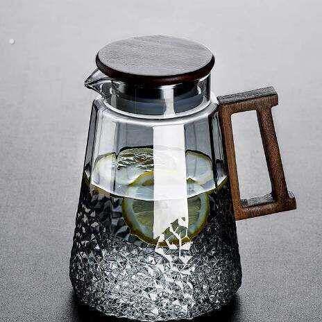 玻璃冷水壶大容量家用凉水杯套装高硼硅杯子耐高温凉白开水泡茶壶