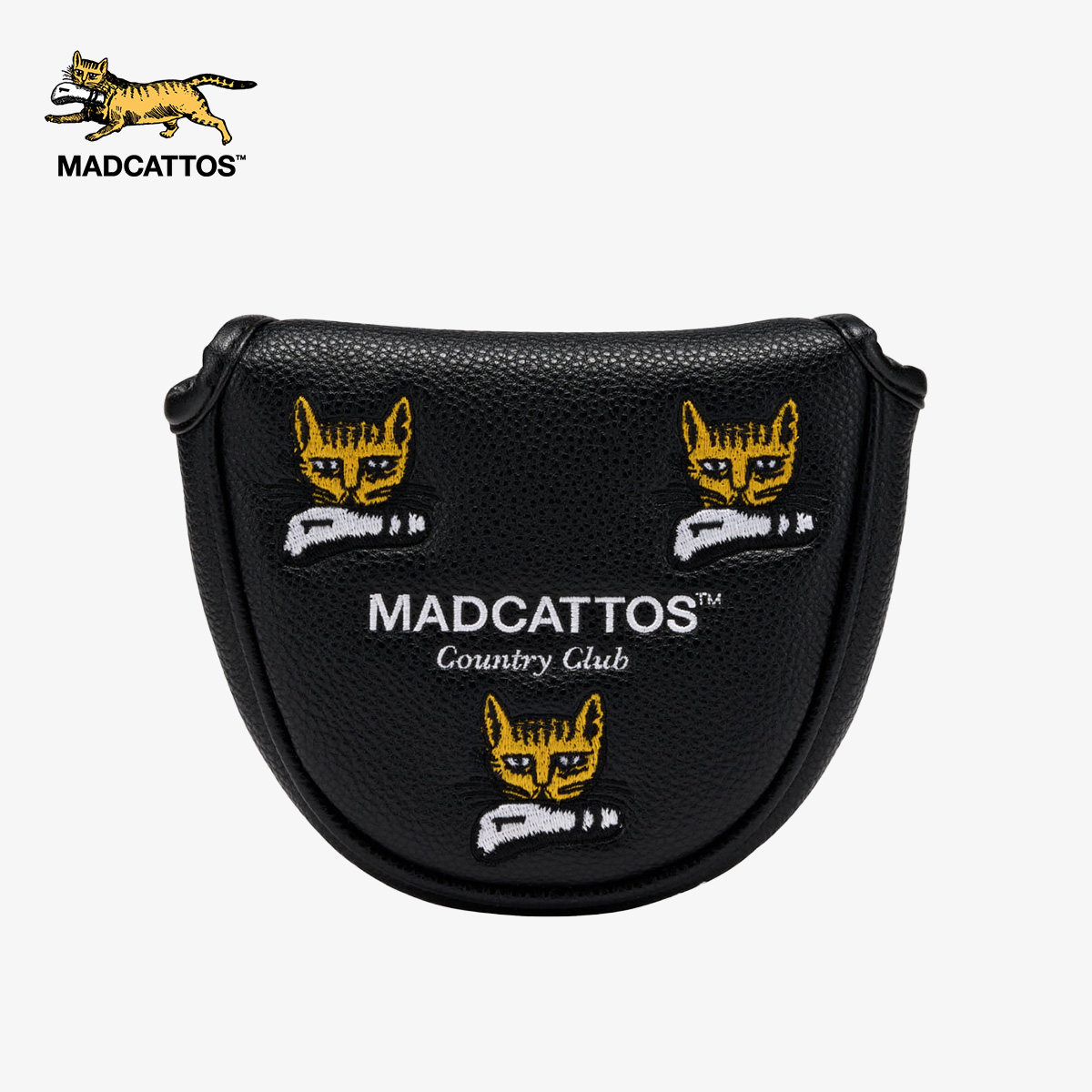 MADCATTOS/麦卡托 三重刺绣锤头式推杆套通用半圆杆头套球套