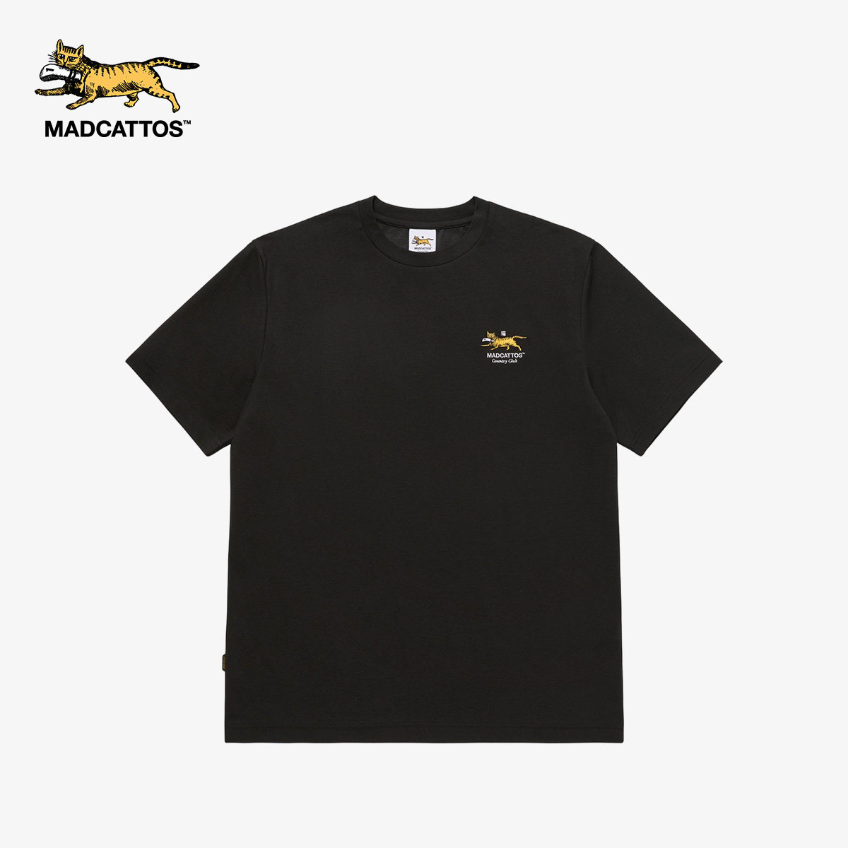 MADCATTOS/麦卡托 男士图案短袖T恤高尔夫夏季宽松透气百搭