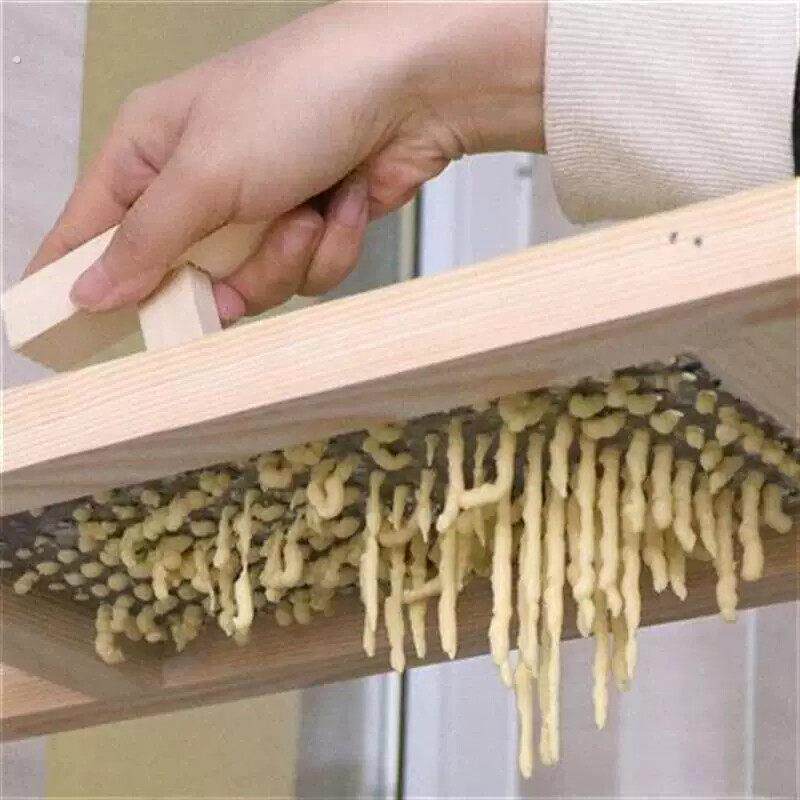 山西面食抿曲板抿面擦擦叉木头老式抿尖面抿圪斗蝌蚪格斗工具家用
