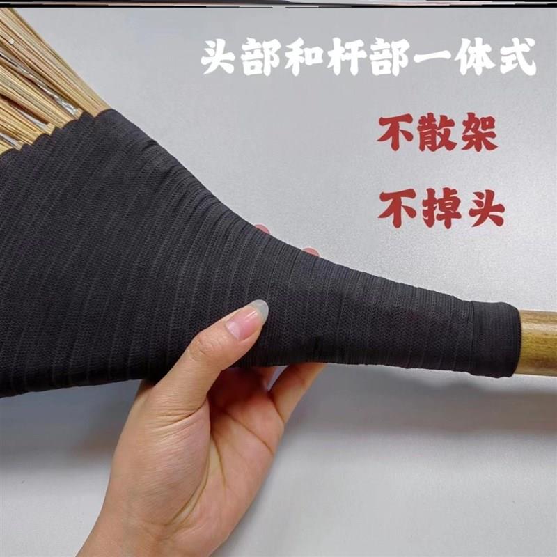 精致老式竹丝扫把手工绑家用户外庭院马路扫细微垃圾耐用硬毛扫帚