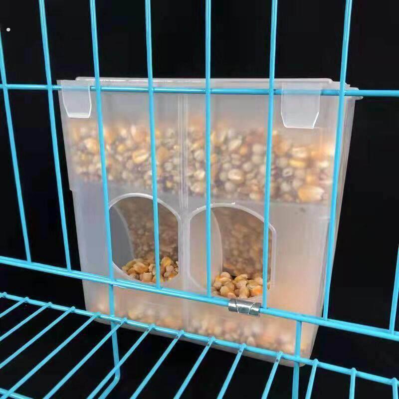 自动喂食器鸽子食槽下料器鸽子用品用具防撒带盖子水料槽饮水器食