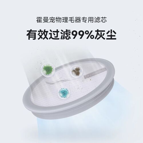 霍曼宠物理毛器狗狗剃毛器狗毛电推剪专用滤棉滤芯适配宠物理毛器