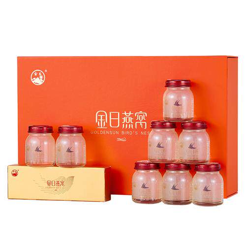 金日浓鲜燕窝即食45g*8瓶礼盒送父母长辈孕妇滋补营养品印尼燕窝