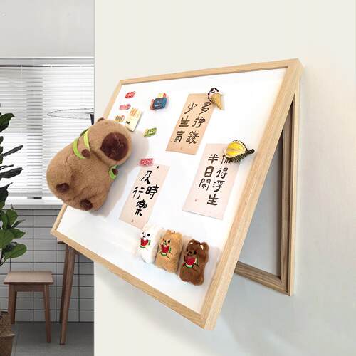 实木白板电闸黑板留言板电表箱装饰画磁吸装饰画电箱遮挡配电箱