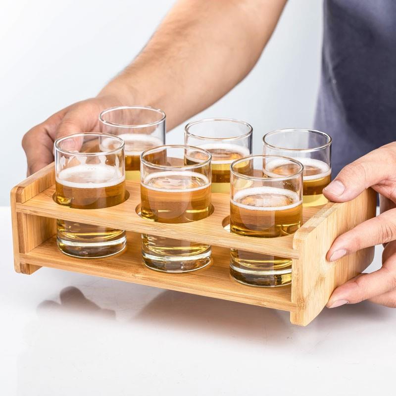 家用玻璃杯啤酒杯小号精酿啤酒品酒杯3两黄酒杯酒吧KTV小号杯酒杯