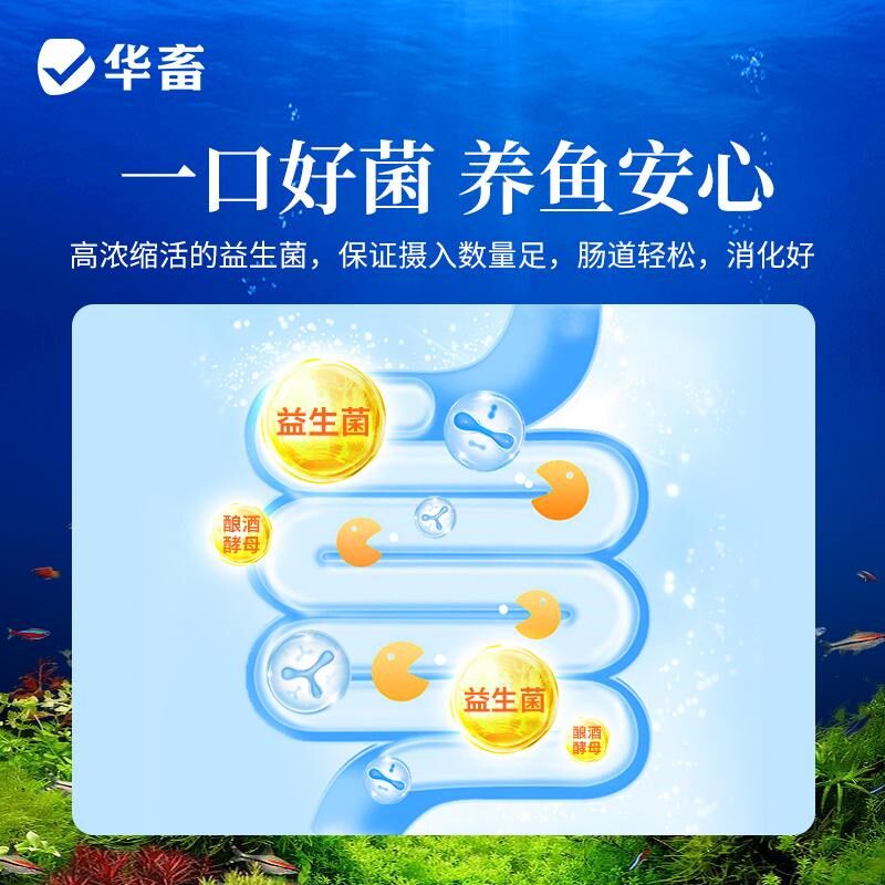 华畜鱼用益生菌锦鲤em菌调节肠道消化鱼池鱼缸水族用菌种饲料伴侣图片