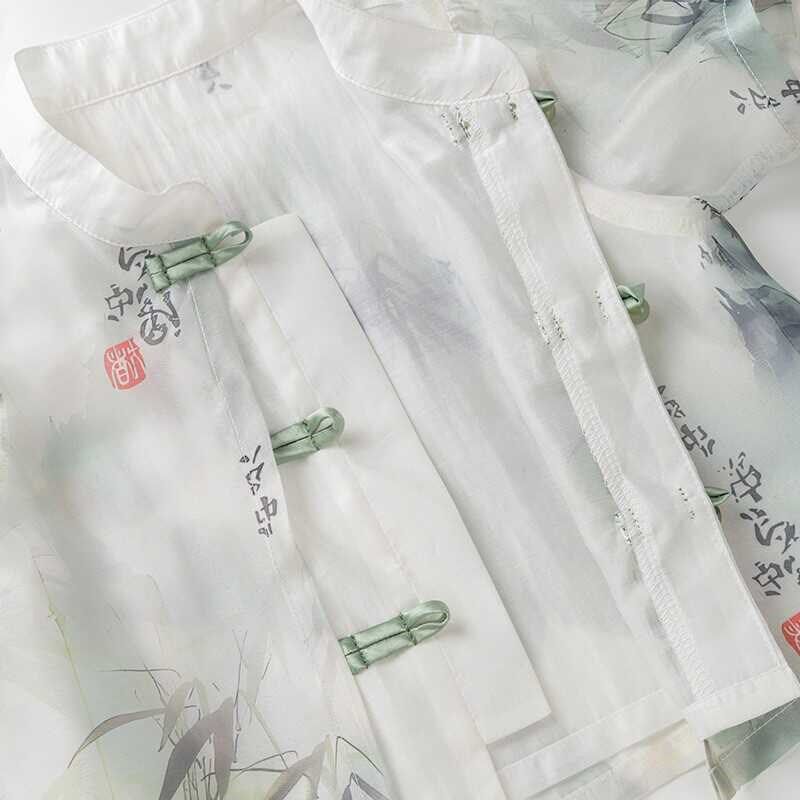 兄妹装汉服夏季外出衣服龙凤胎宝宝百日周岁礼服新中式国潮婴童装