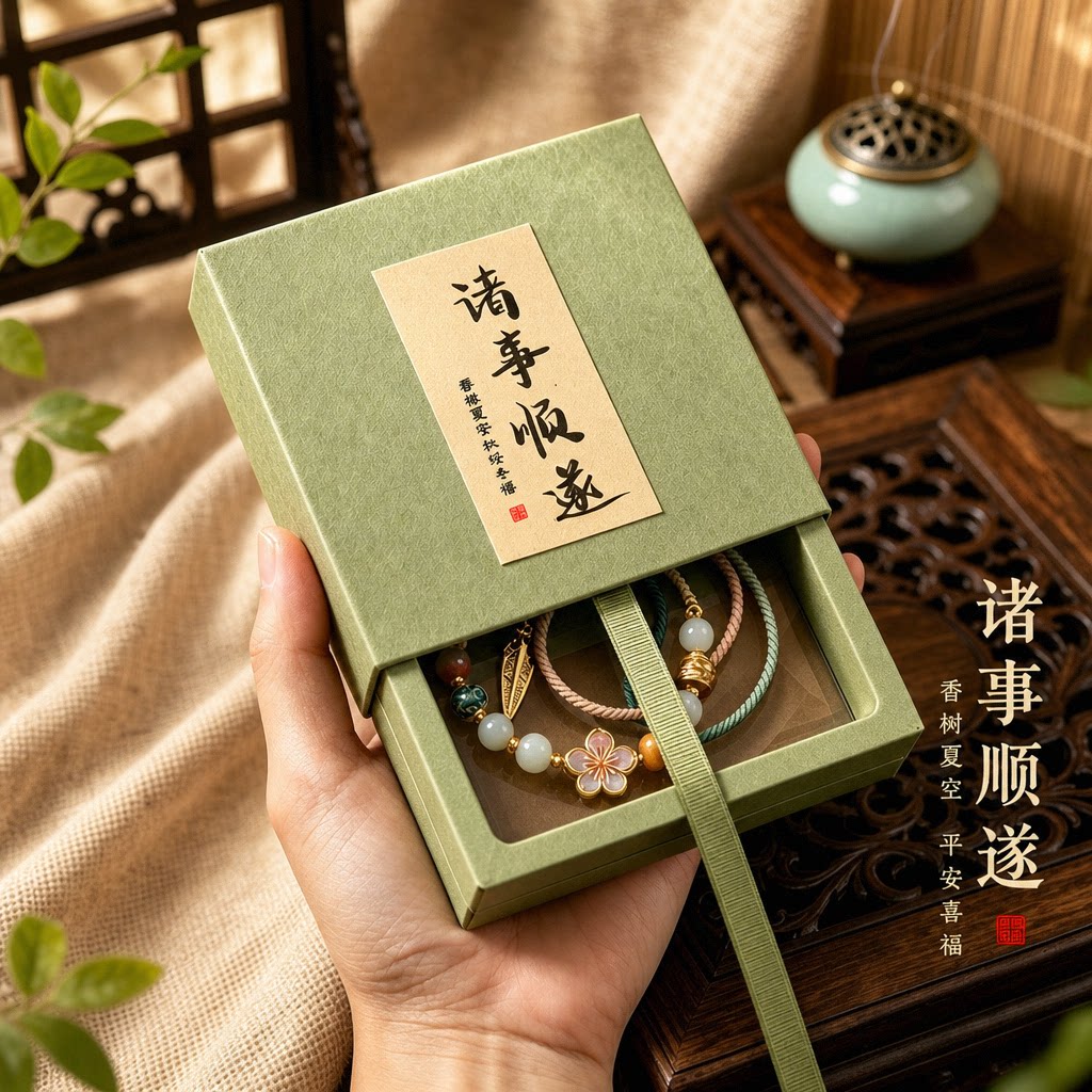 国风透明pe薄膜悬浮盒定制包装盒