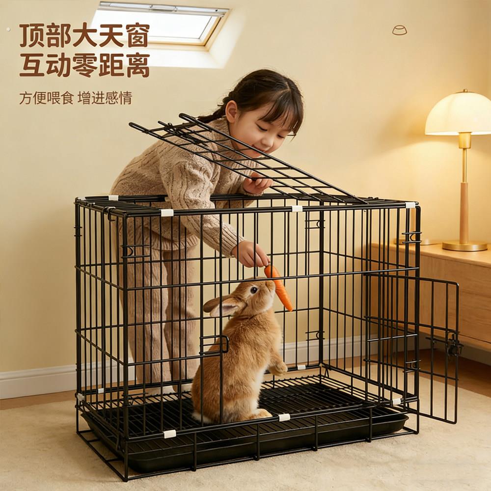 兔子笼子室内家用养兔专用大号荷兰猪豚鼠笼自动清粪宠物笼子兔笼