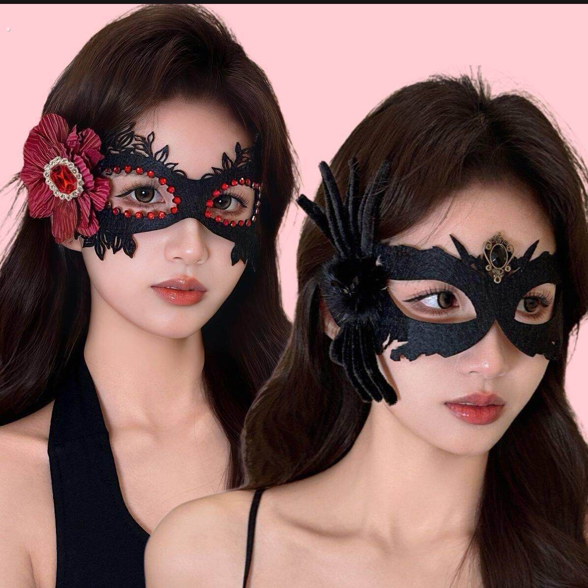 情侣面具化妆装饰兔女郎夜店派对潮流眼罩情调纯欲风网红面罩女