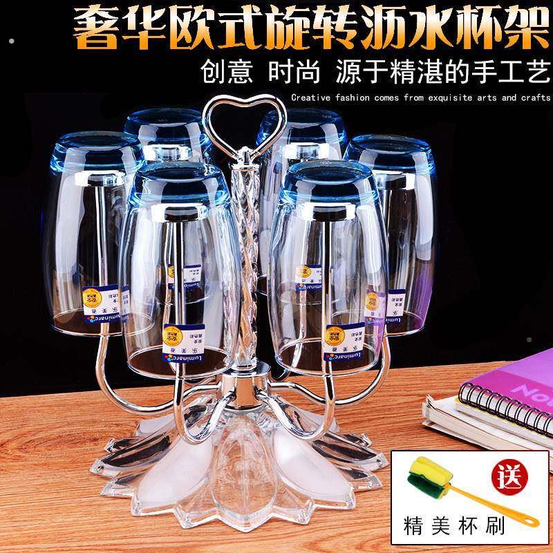 架意不锈钢倒旋转水杯子家用杯子茶杯收纳挂沥水架玻璃杯创306置