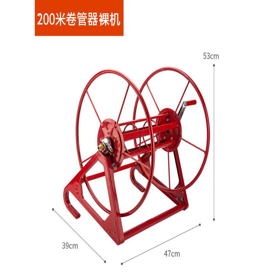 水管车收纳架不锈钢收管神器缠盘管绕管机软管农用手摇收管卷管器