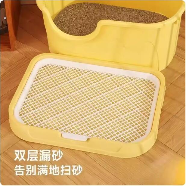 猫砂盆垫子超大防外溅猫咪猫砂垫板防带出猫厕所双层过滤猫砂踏板