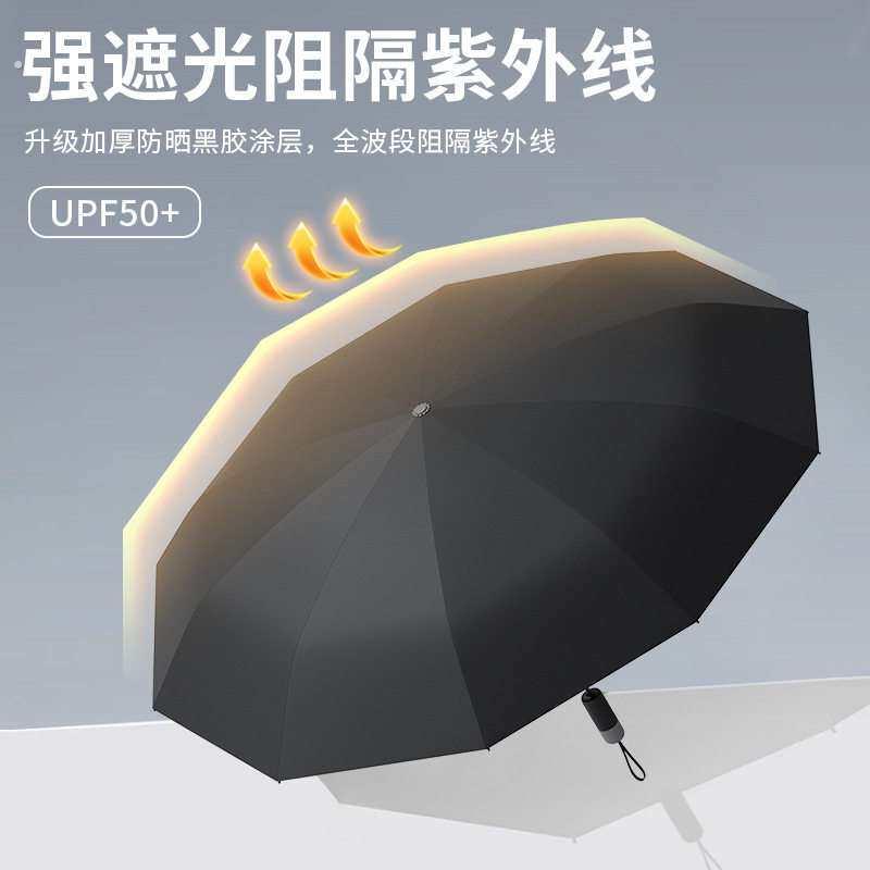 全自动超强抗风暴雨伞大号超大伞加厚加固折叠防风结实防晒遮阳伞