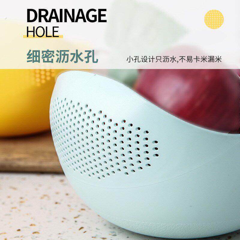 淘米器洗米筛沥水篮厨房用品家用多功能加厚淘米盆洗菜果蔬篮神器