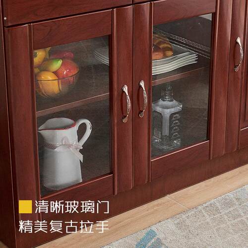茶水柜简约办公室餐边柜酒柜餐厅储物柜现代备餐隔断客厅茶房碗柜