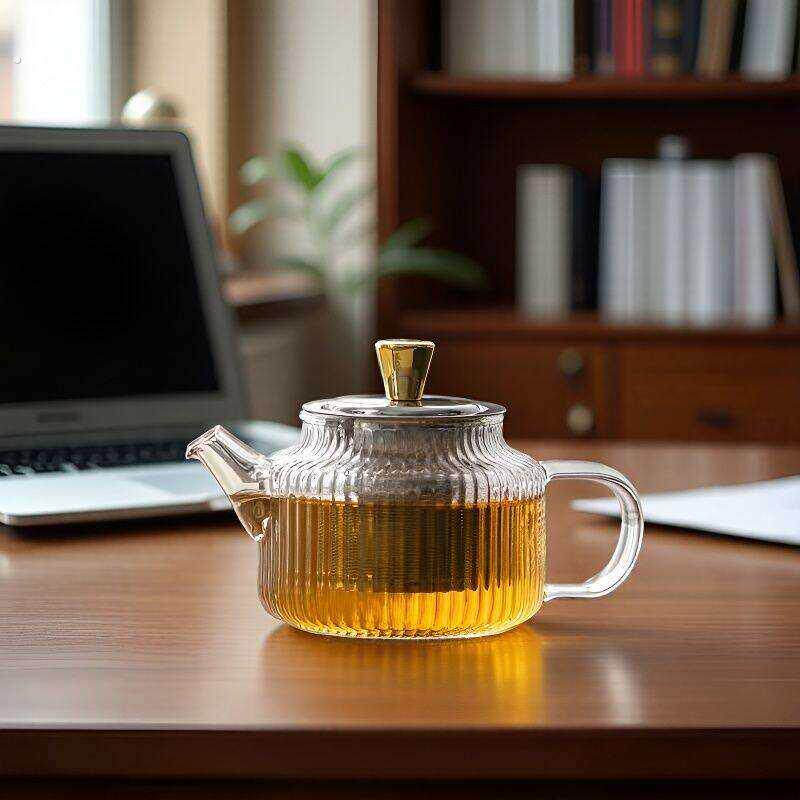 一人喝茶小壶玻璃耐高温带过滤小茶壶加厚一人用小容量泡茶壶单壶
