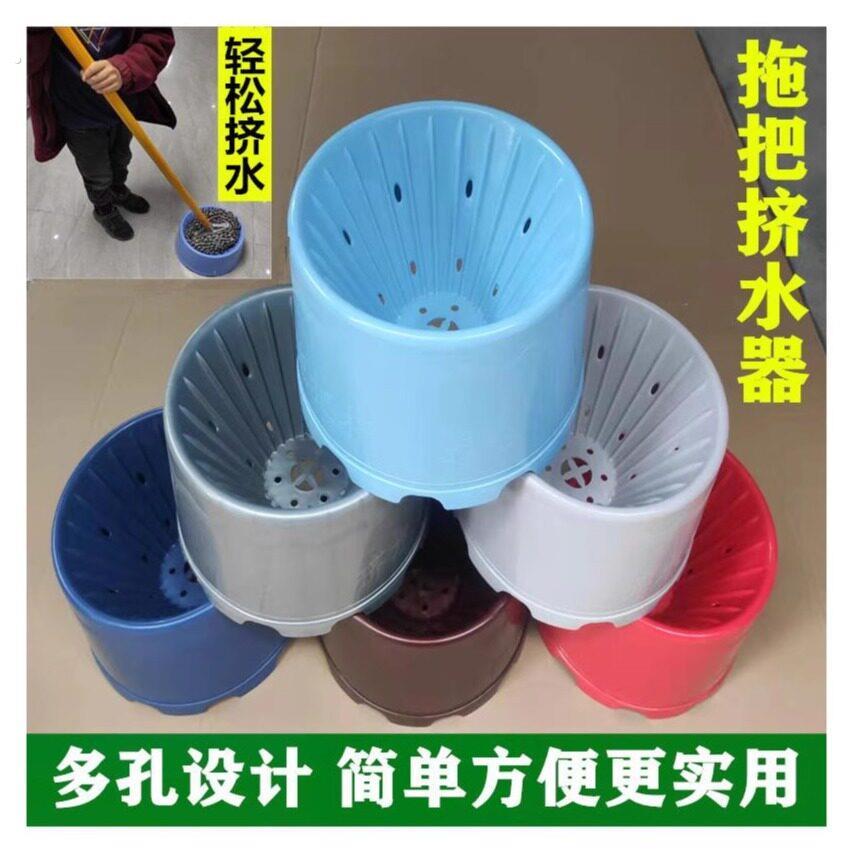 老式加厚洗拖把挤水器手压清洗墩布榨水车桶家用地拖拧干器压干桶