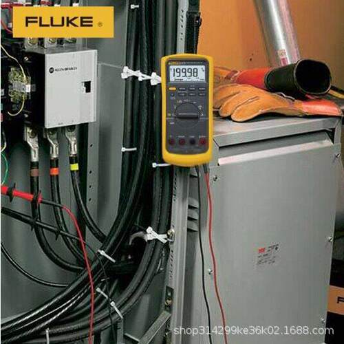 福禄克FLUKE）F87V系列全新升级特尖表笔多功能数字万用表全自动