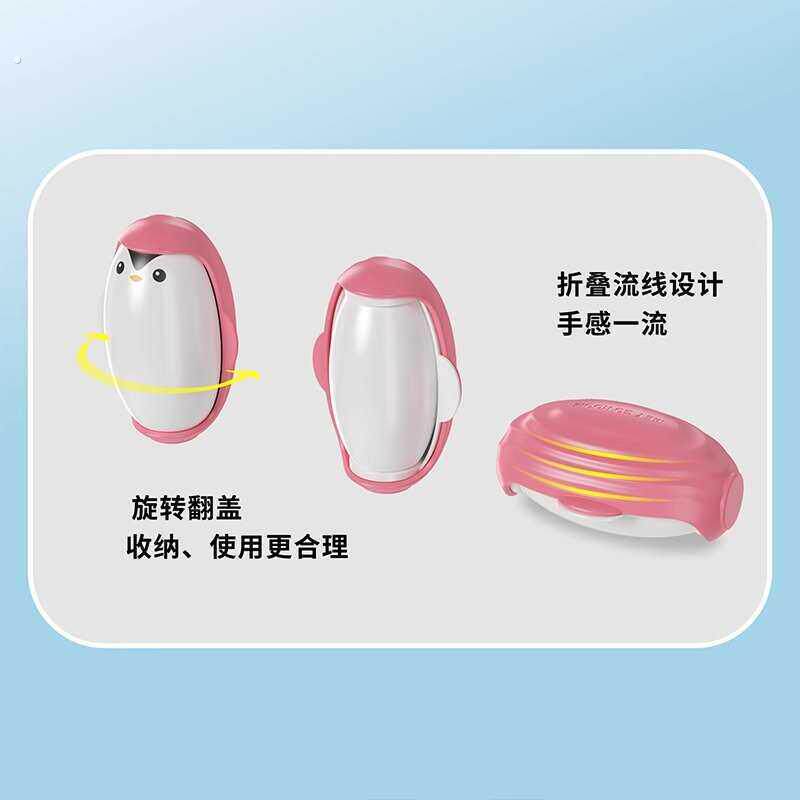 可水洗粘毛器衣物清理去毛除尘滚沙发地毯毛发灰尘粘毛企鹅清洁器